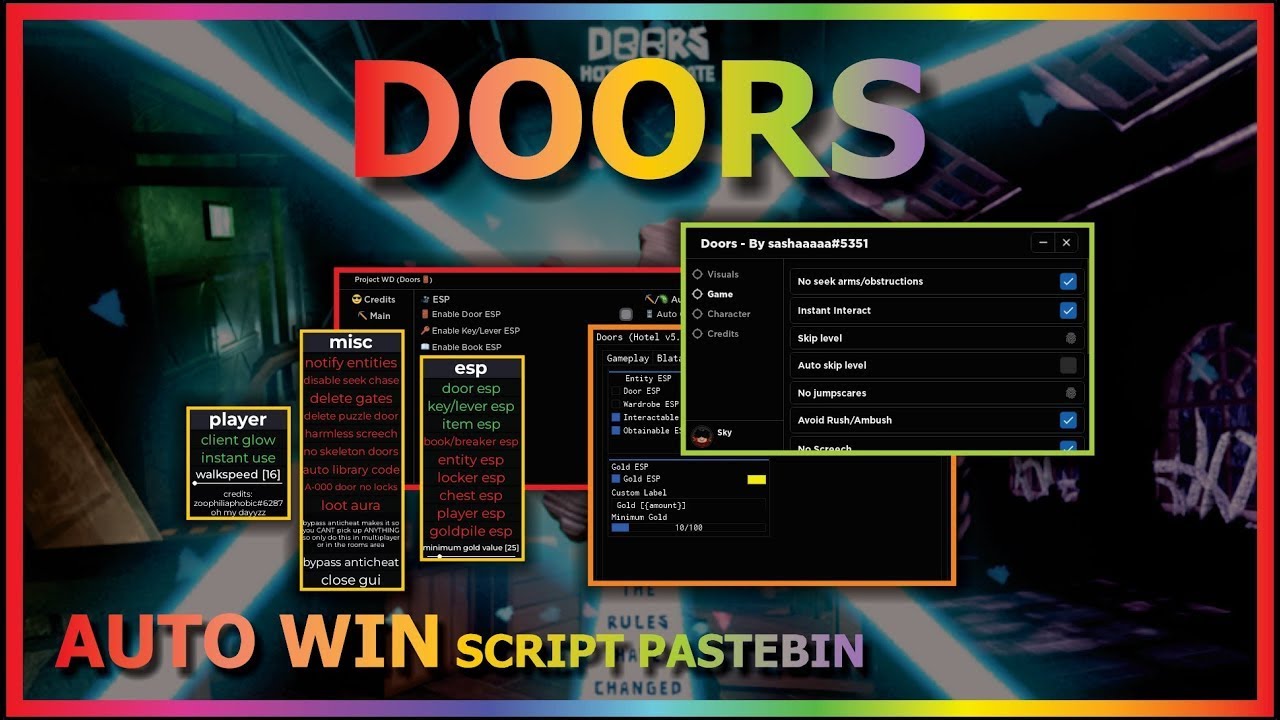 DOORS SCRIPT (free) pastebin may 2023 YouTube