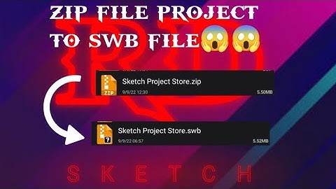 how to restore zip file project in sketchware pro