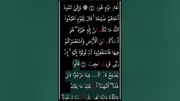 سورة هود مكتوبة/ بصوت سعد الغامدي