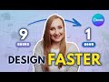 10 Tips to Design FASTER in Canva