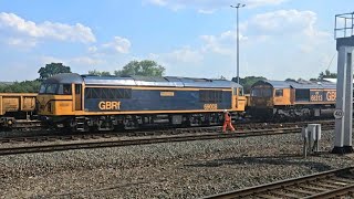 GBRf Class 69 Shunts off at Westbury