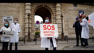 Avenir de l'hôpital public : des soignants de toute la France mobilisés à Paris