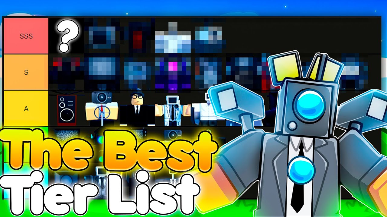 The BEST and CORRECT Unit Tier List in Toilet Tower Defense (ROBLOX ...