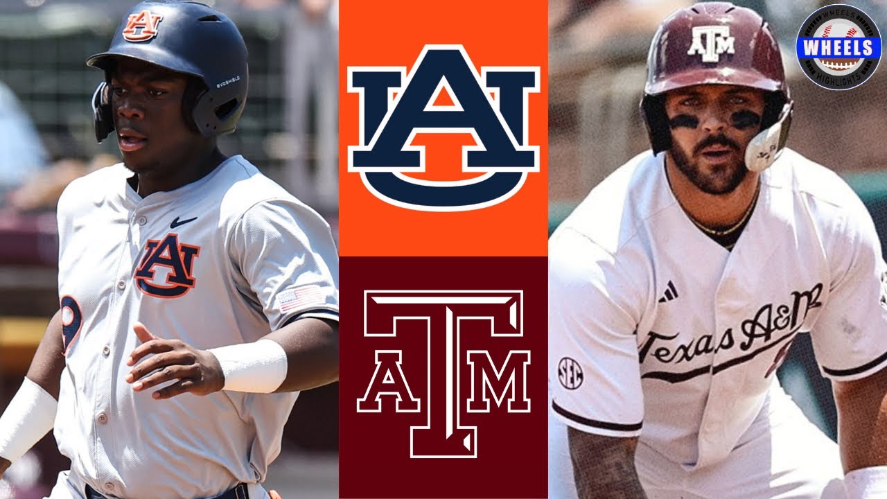 WATCH: #8 Auburn vs #7 Texas A&M | Game 1 | 2026 College Baseball Highlights