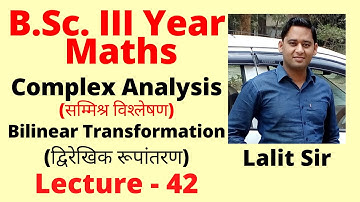 Complex analysis | Cross-Ratio | Invariant Points of Bilinear Transformation | Problems  & Solutions
