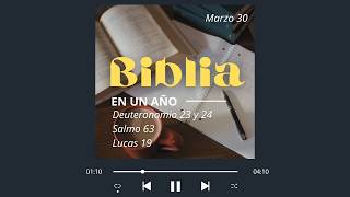 30 de marzo - LA BIBLIA COMPLETA EN UN AÑO (día 89)