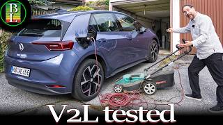 Testing Vehicle to Load V2L with the NEW VW ID.3 Neo