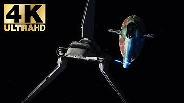 Boba Fett VS Imperial Shuttle - The Mandalorian S2 EP 8 | 4K