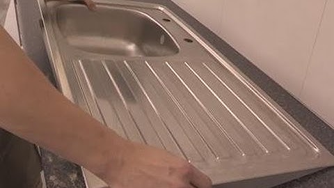 How To Install A Kitchen Sink Into A Worktop