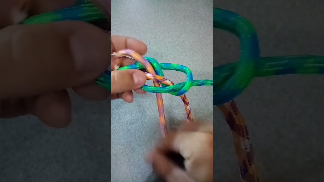 Secure Rope Tie Knot Method, Rope Bend Knot Trick 