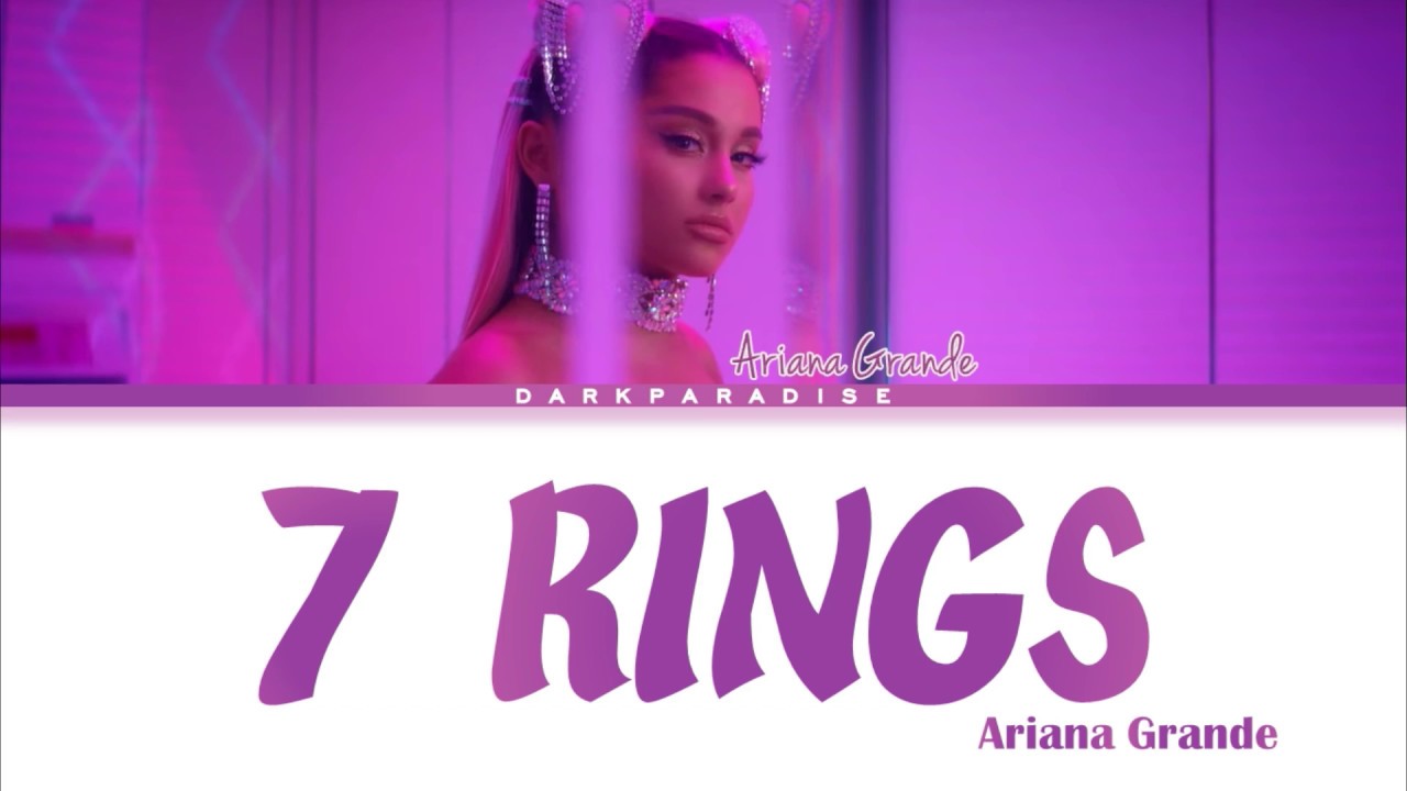 Official Ariana Grande 7 Rings Tag T-Shirt - Resttee