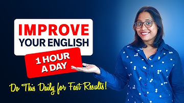 English Study Plan - Easy Daily Study Routine to Improve English - Do This Daily for FAST Results!