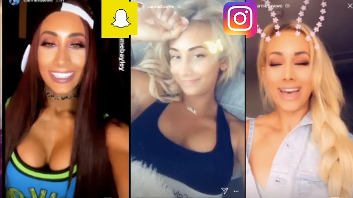 Best of WWE's Carmella 2018 (CUTE & Funny Snapchat/Instagr...  Moments)
