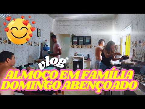 COMO FOI NOSSO DOMINGO EM FAMÍLIA// FIZ ALMOÇO CAPRICHADO COM AMOR🏠✨✨
