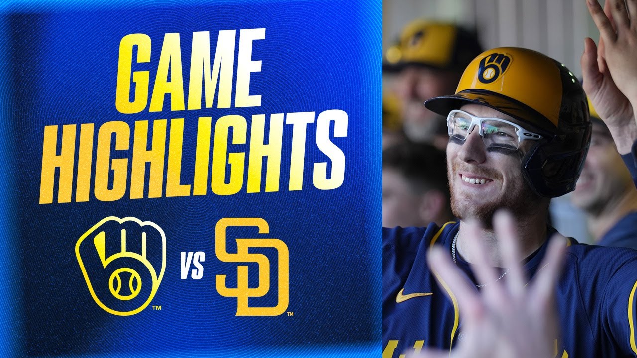 Brewers vs. Padres Game Highlights (9/24/25) | MLB Highlights