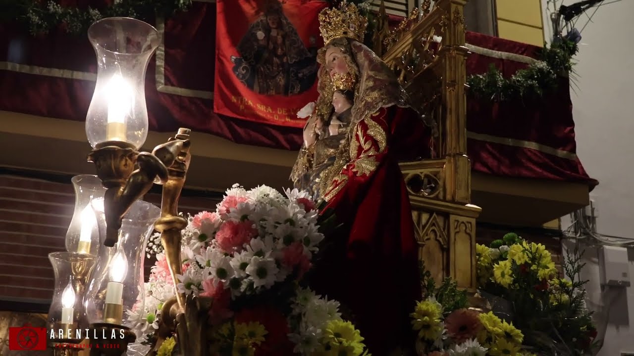 La Virgen de Valme por la calle Fernán Caballero Santa Misión 2023 Calidad 4k