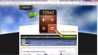Auto Insurance Compare Rates Calculator