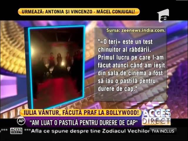 Iulia Vântur, umilită de jurnaliştii indieni