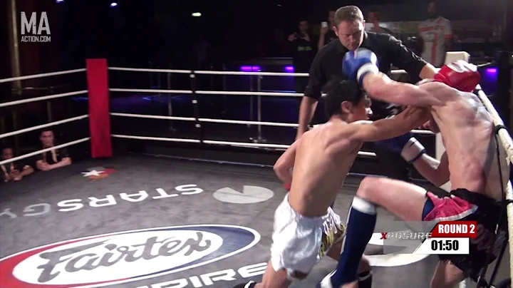 XFS III 23/6/13 fight 3 Paul West Reaper Thai  V S...