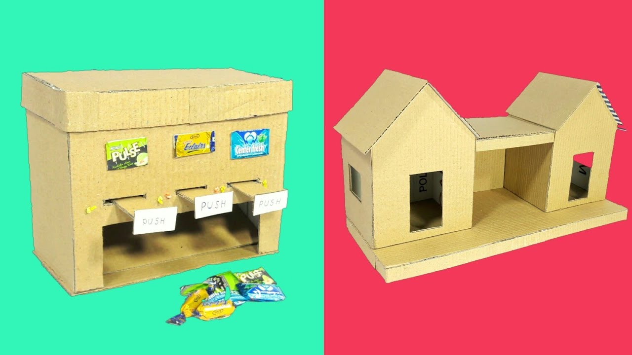 5 Amazing Best Out Of Waste Craft From Cardboard Cardboard Crafts