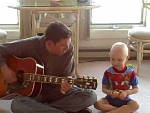 Three year old with Cancer sings amazing original ...