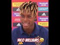 El jugador del Bilbao, Nico Williams, la lía con sus respuestas “rápidas”