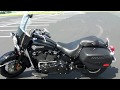 Tight, low speed, turns on a 2019 Harley