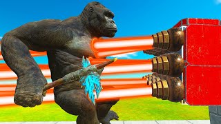 JET LASERS VS GIANT MONSTERS - Animal Revolt Battle Simulator