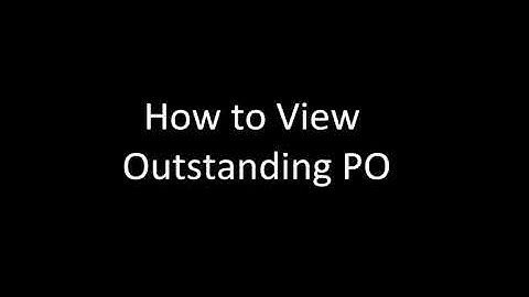 MILLION STOCK CONTROL SYSTEM | How To View Outstanding PO (Tutorial Video) | IPOHONLINE