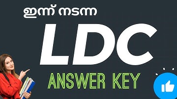 || ഇന്ന് നടന്ന LAB ATTENDANT EXAM ANSWER KEY || LDC EXAM ANSWER KEY ||