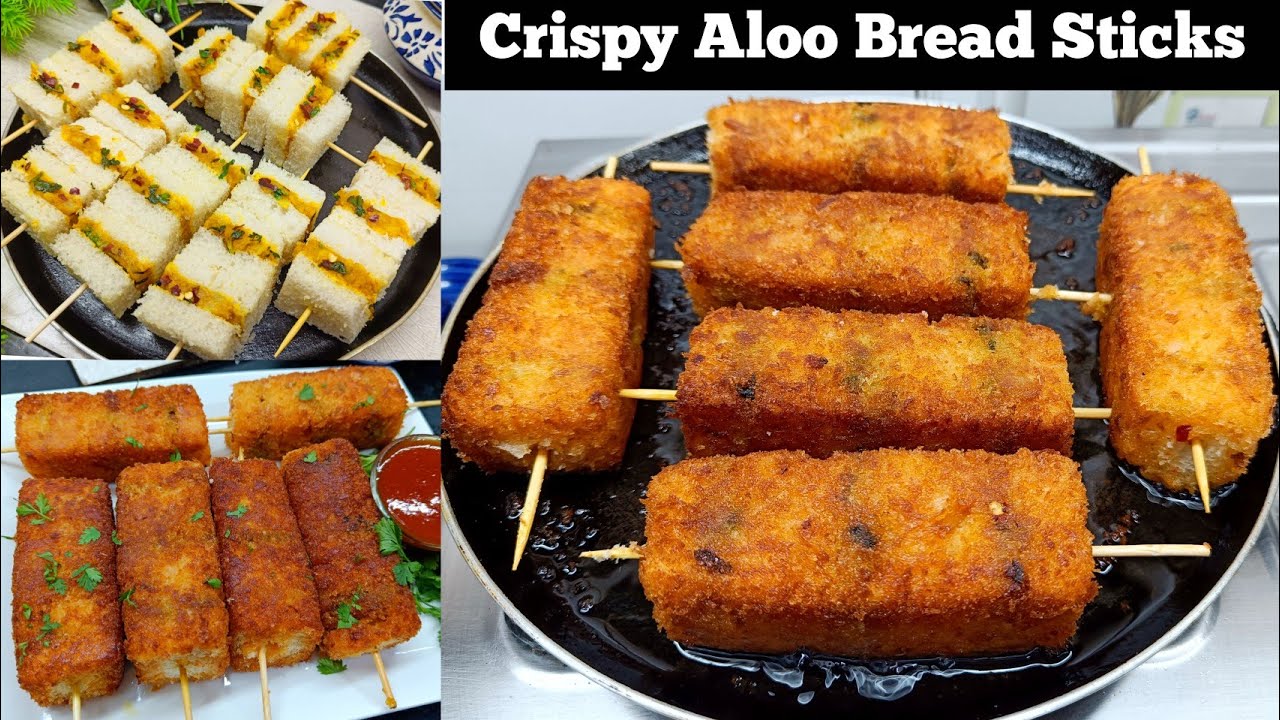 Crispy Aloo Bread Sticks (Ramzan Special) | New Bread Pakoda Recipe | Easy Iftar Snacks Recipe 