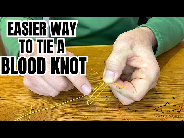 Line-to-Line Knots BLOOD KNOT braided, monofilament, core fly