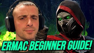 ERMAC BEGINNER COMBO GUIDE! MORTAL KOMBAT 1!