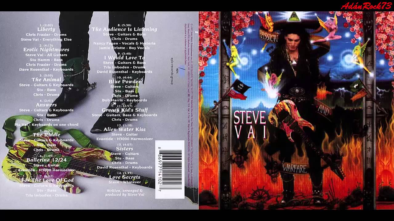 steve vai passion and warfare tour dates