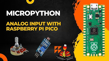 Analog input with Raspberry pi pico using Micropython | Analog read with raspberry pi pico