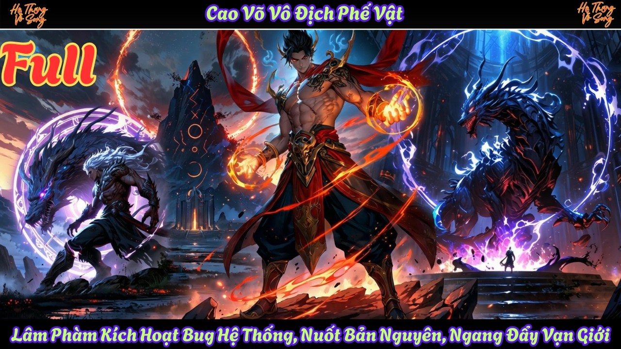 Full -- Cao Võ Vô Địch Phế Vật Lâm Phàm Kích Hoạt Bug Hệ Thống, Nuốt Bản Nguyên, Ngang Đẩy Vạn Giới