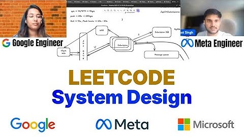Leetcode System Design Interview | FAANG Interview | Mock Interview