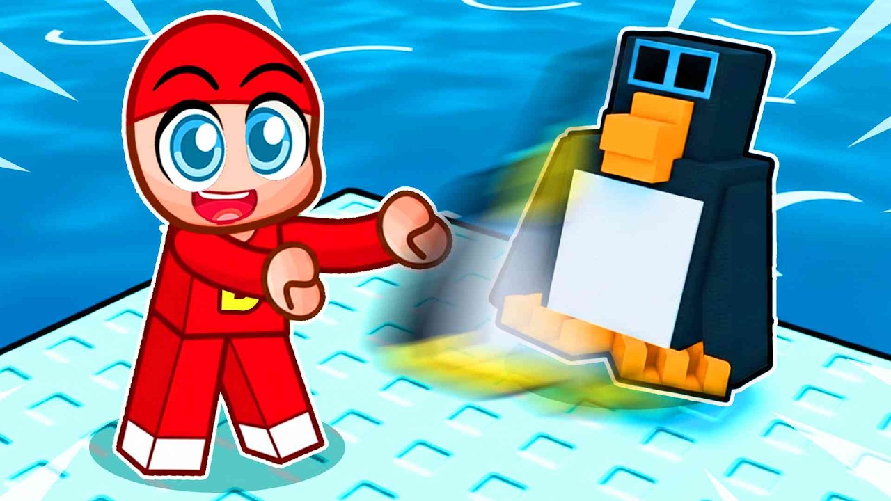 Skubber Alle PINGVINER i Roblox!