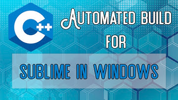 Automated build for Sublime in Windows (with CMake)