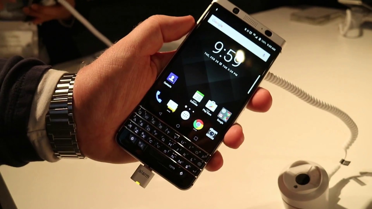 Anteprima BlackBerry KEYOne Android Nougat MWC 2017 - YouTube