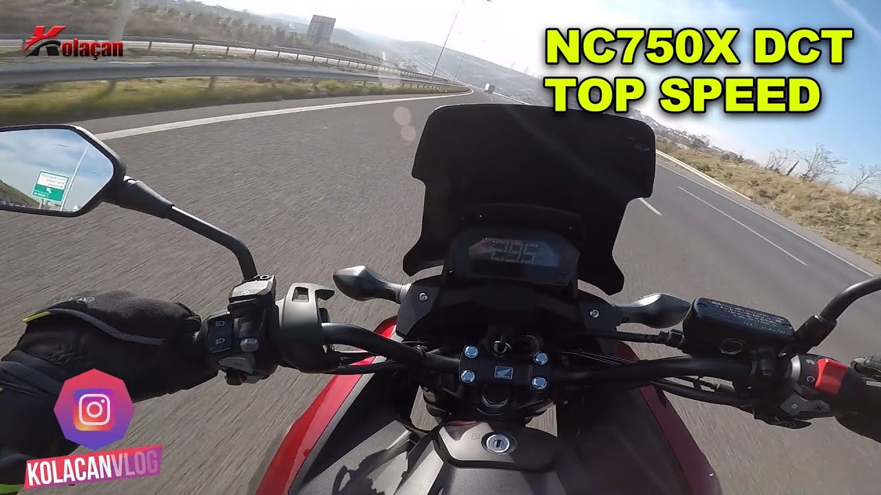 Honda Nc 750x Dct Top Speed Youtube