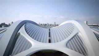 新国立競技場ザハ案 FraudイカサマCG (ザハ・プレゼンツ原版)1.
