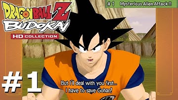 DBZ - Budokai 1 HD - #1 "Mysterious Alien Attack!!" - Saiyan Saga