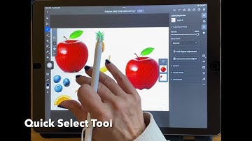 Selection Tools in Adobe Photoshop on iOS