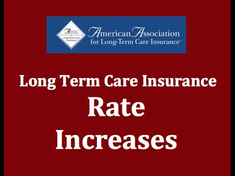 Long Term Care Insurance Rate Increases - YouTube