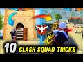 TOP 10 CLASH SQUAD TIPS & TRICKS FREE FIRE (Without teammate help)