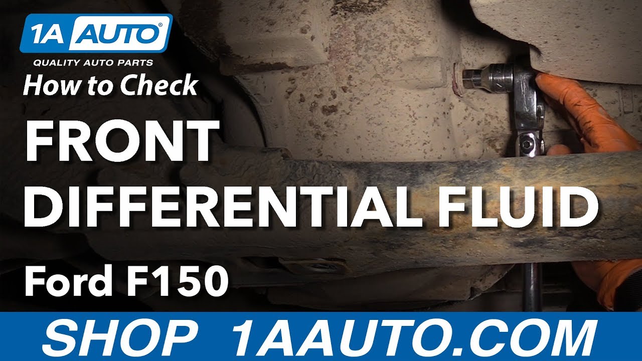 How to Check Front Differential Fluid 09-14 Ford F-150 - YouTube