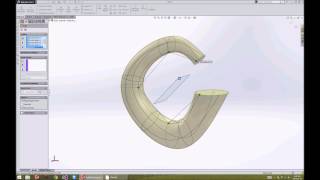 Loft with Guide Curves using SolidWorks