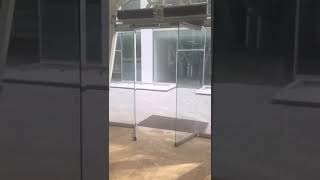 Dairesel 90 Derece Otomatik Cam Kapı