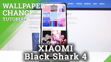 How to Change Wallpaper on XIAOMI Black Shark 4 - Wallpaper Configuration